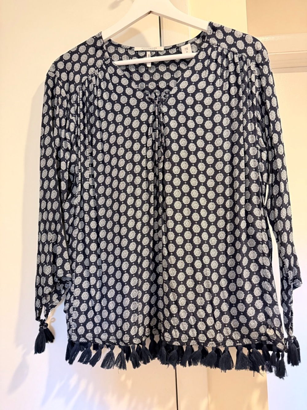 Scotch & Soda Maison Tassel Hem Blouse